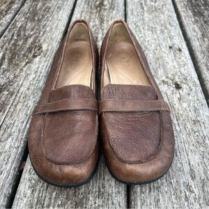 Keen Cush Brown Leather Loafers
